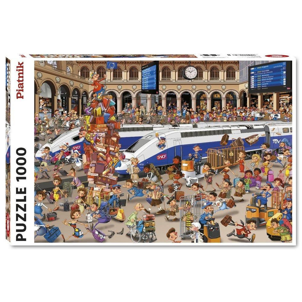 Puzzle - Piatnik - Ruyer; Railway Station 1000Pc