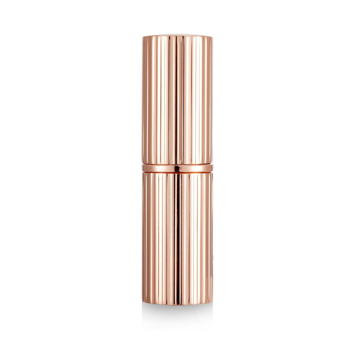 Luxurious Charlotte Tilbury Hot Lips Lipstick in #Carina's Love, featuring a precise square tip and nourishing, UV-protective formula.