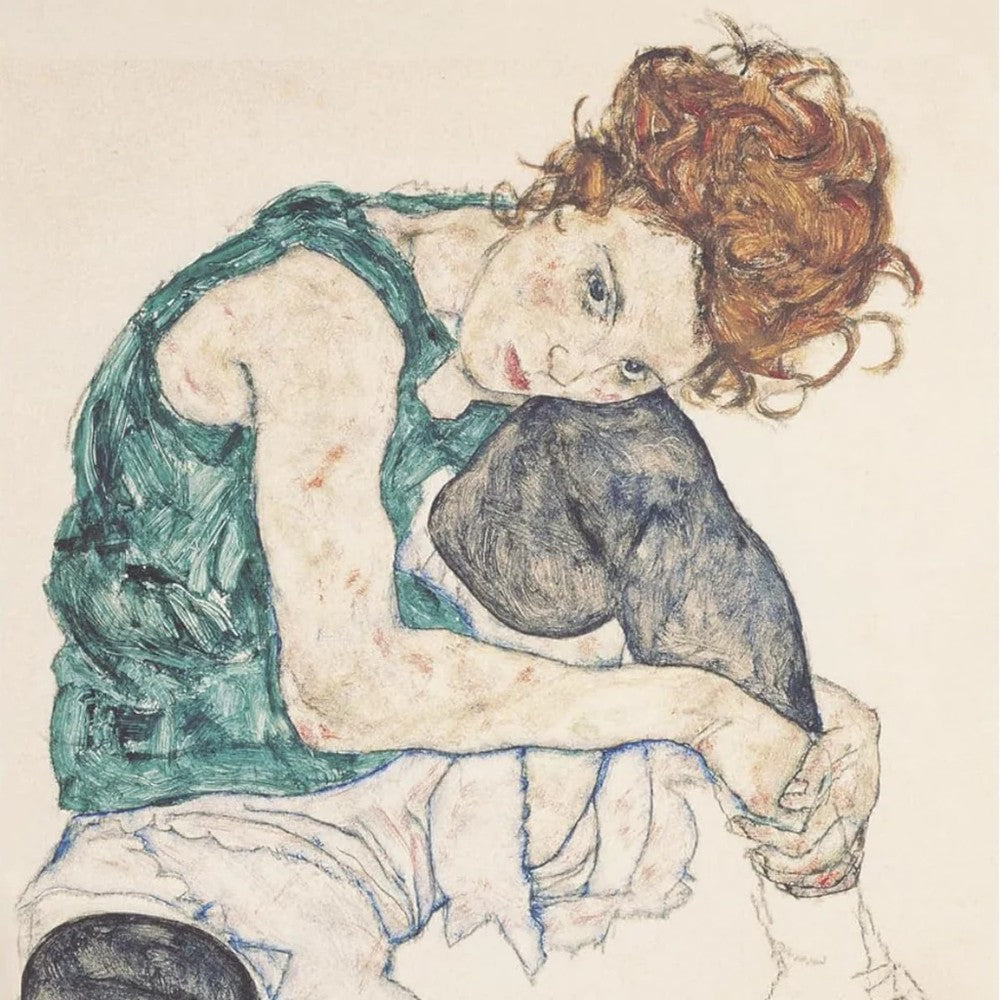 Puzzle - Piatnik - Schiele; Seated Woman 1000Pc