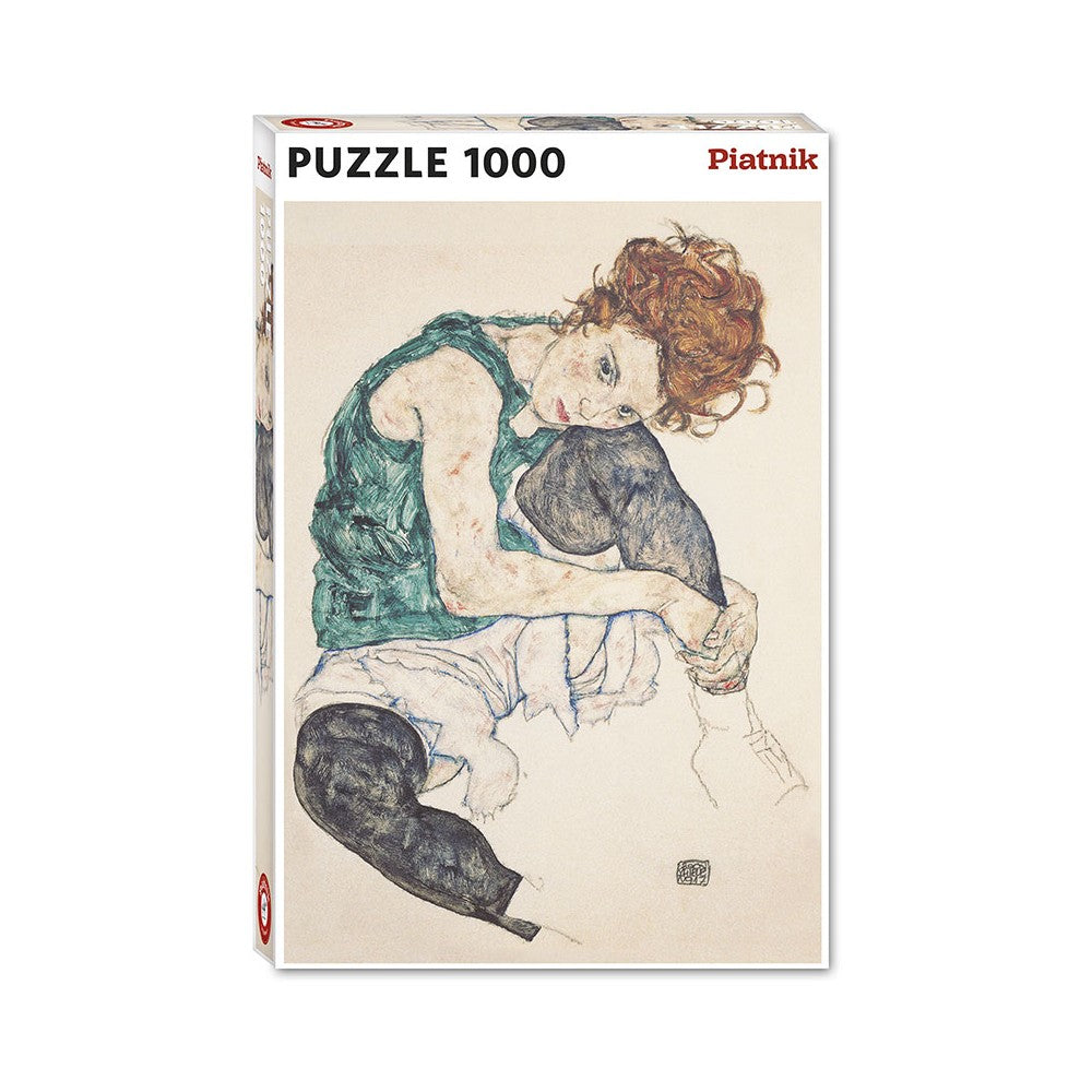 Puzzle - Piatnik - Schiele; Seated Woman 1000Pc