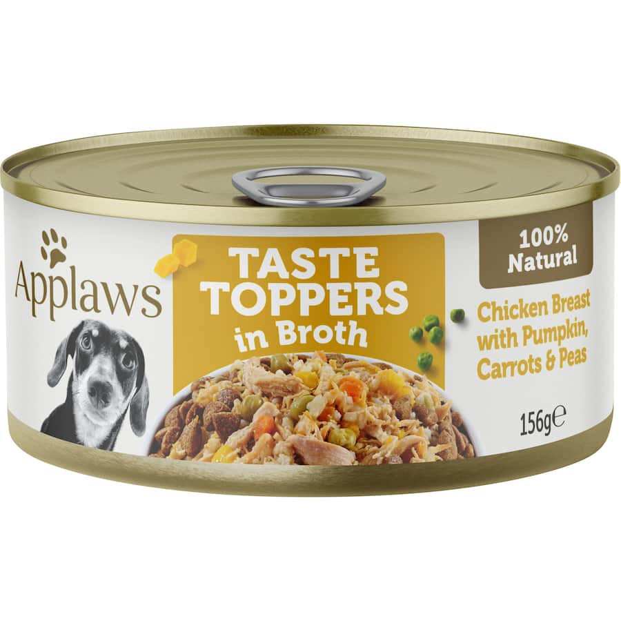 Applaws Taste Toppers Wet Dog Food In Broth Chicken Breast & Veg