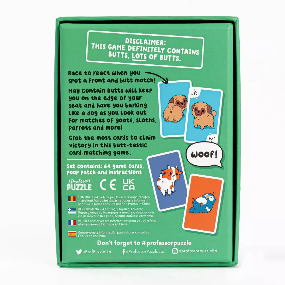 May Contain Butts Card Game