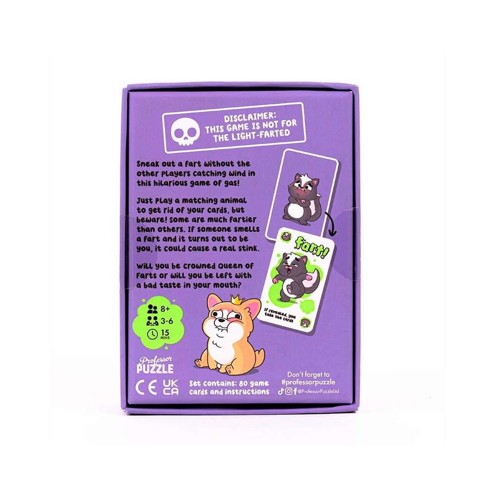 Queen of Farts Flatulent Cardg Card Game