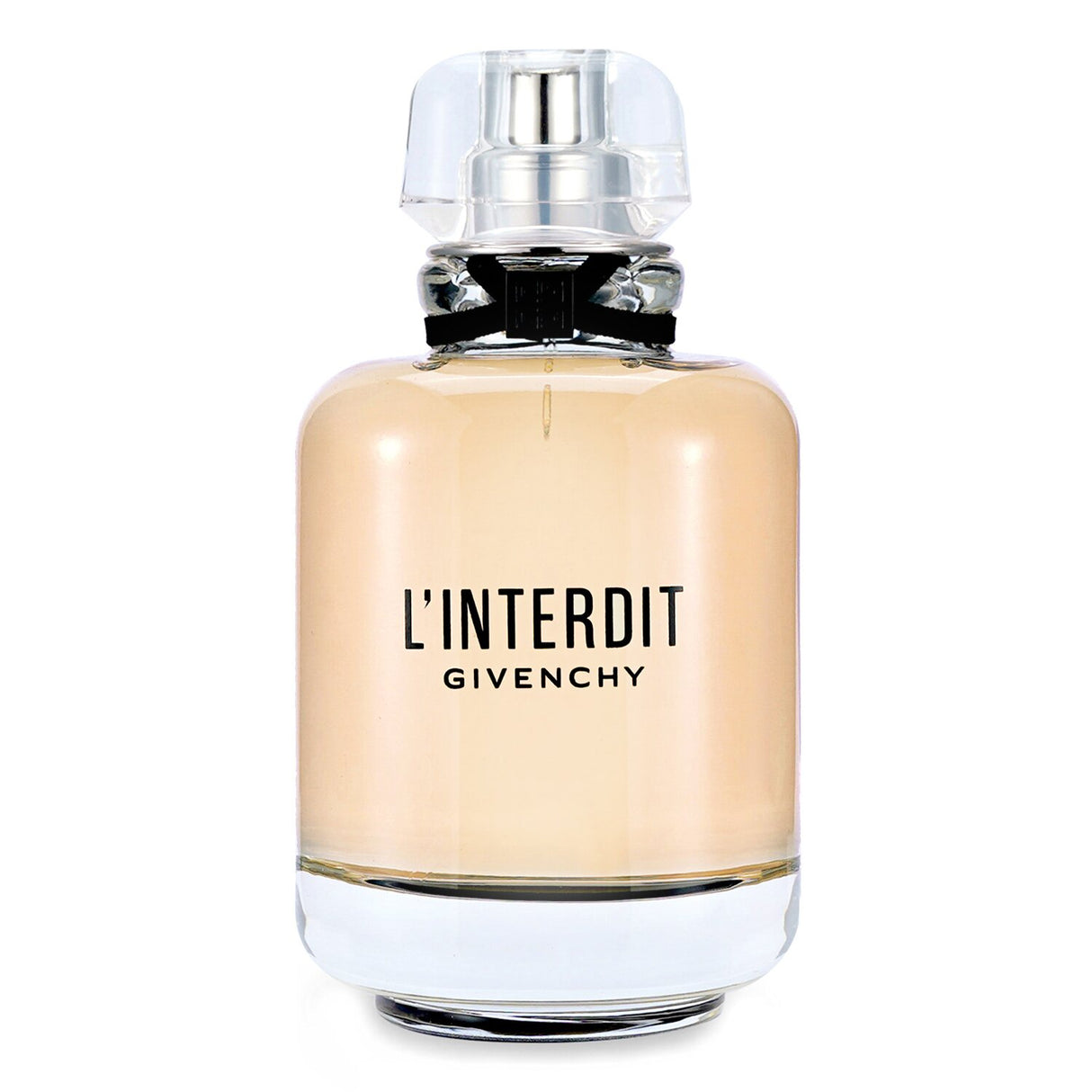 Givenchy L’Interdit Eau de Parfum Spray in a 125ml bottle features an enchanting blend of floral and earthy notes for modern women.