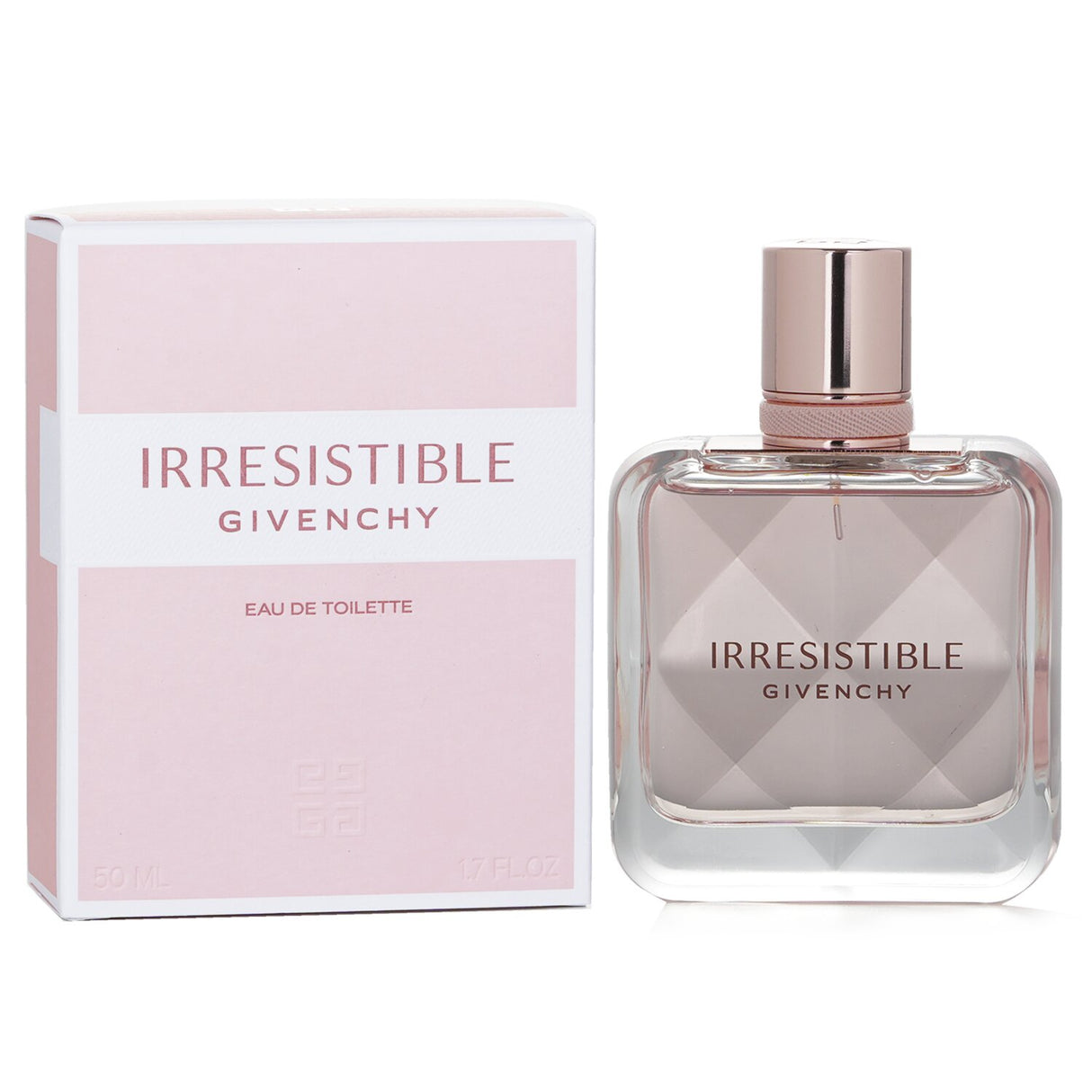 Givenchy Irresistible Eau De Toilette Spray - 50ml, a floral-woody-musky scent with notes of blackcurrant, rose, and cedar.