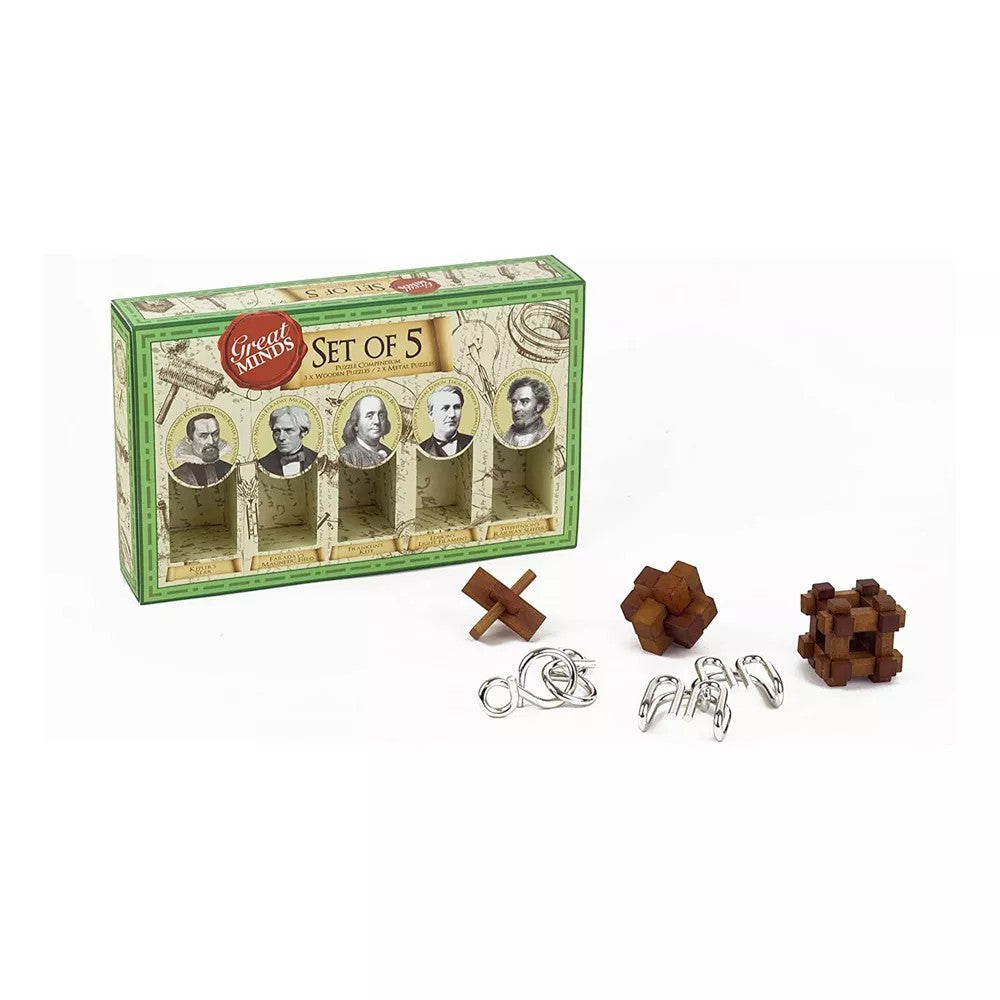 Puzzle - Professor Puzzle - Great Minds Set Of 5 (Men)