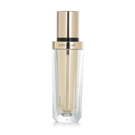 Estee Lauder Re-Nutriv Ultimate Diamond Serum in sleek packaging, enhancing skin's radiance and youthfulness with black truffle extract.