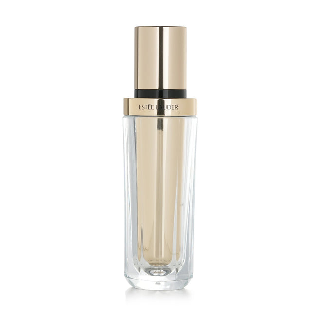 Estee Lauder Re-Nutriv Ultimate Diamond Serum in sleek packaging, enhancing skin's radiance and youthfulness with black truffle extract.