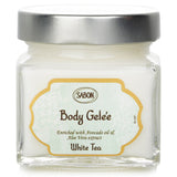 Luxurious Sabon Body Gelee in White Tea, a moisturizing gel for refreshed, soft skin with a delicate fragrance.