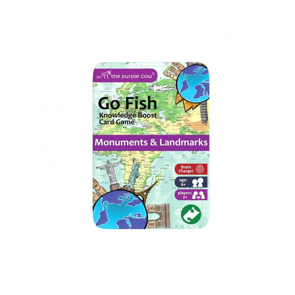 Go Fish; Monuments & Landmarks - Card Game
