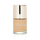 Clarins Skin Illusion Velvet Foundation #108W offers light coverage, hydration, and SPF 15 for a natural matte finish.