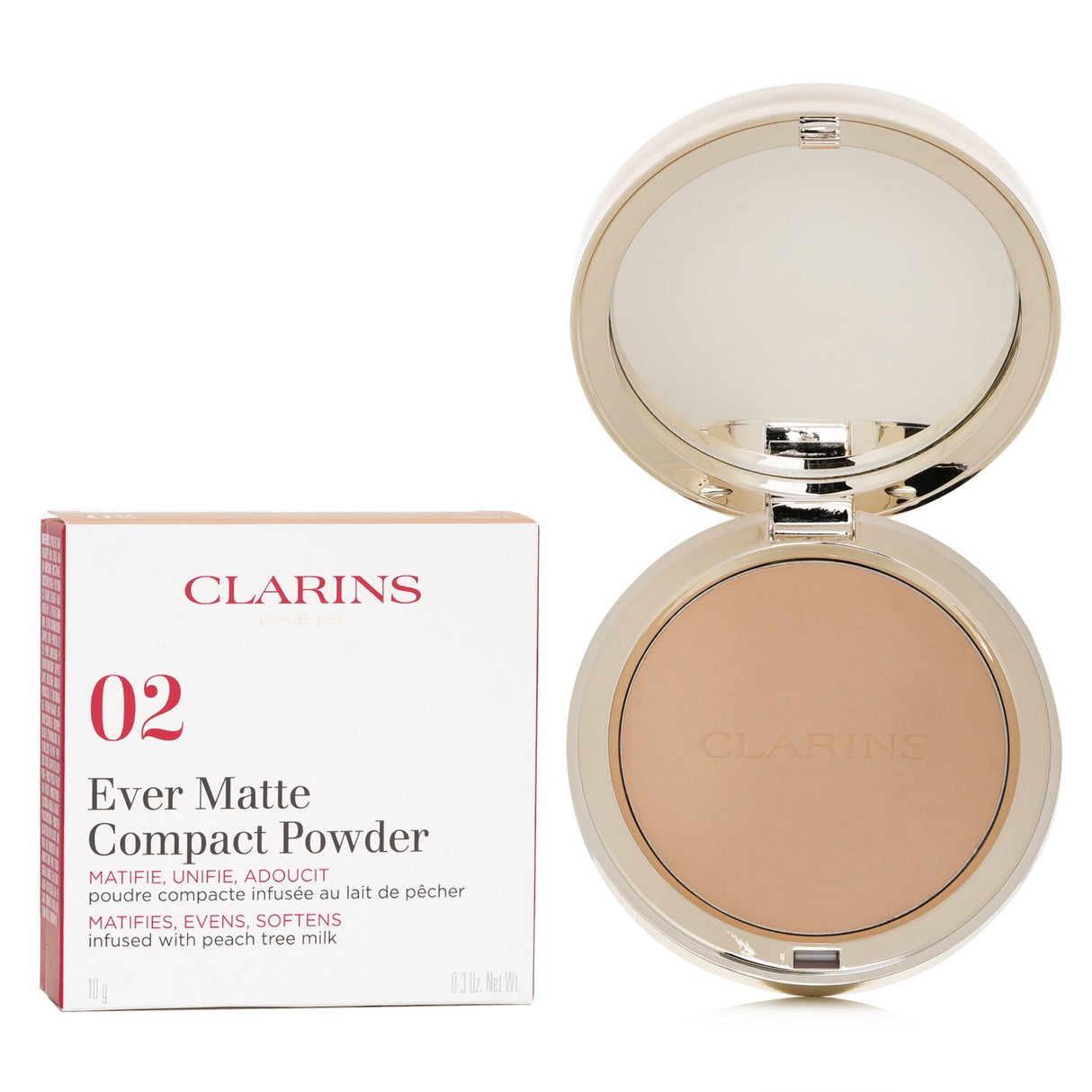 Clarins Ever Matte Compact Powder - # 02 light 10g/0.3oz