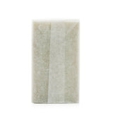 Luxurious vegan scrub soap with double exfoliating effects for soft, hydrated skin; made from 99.2% natural ingredients.