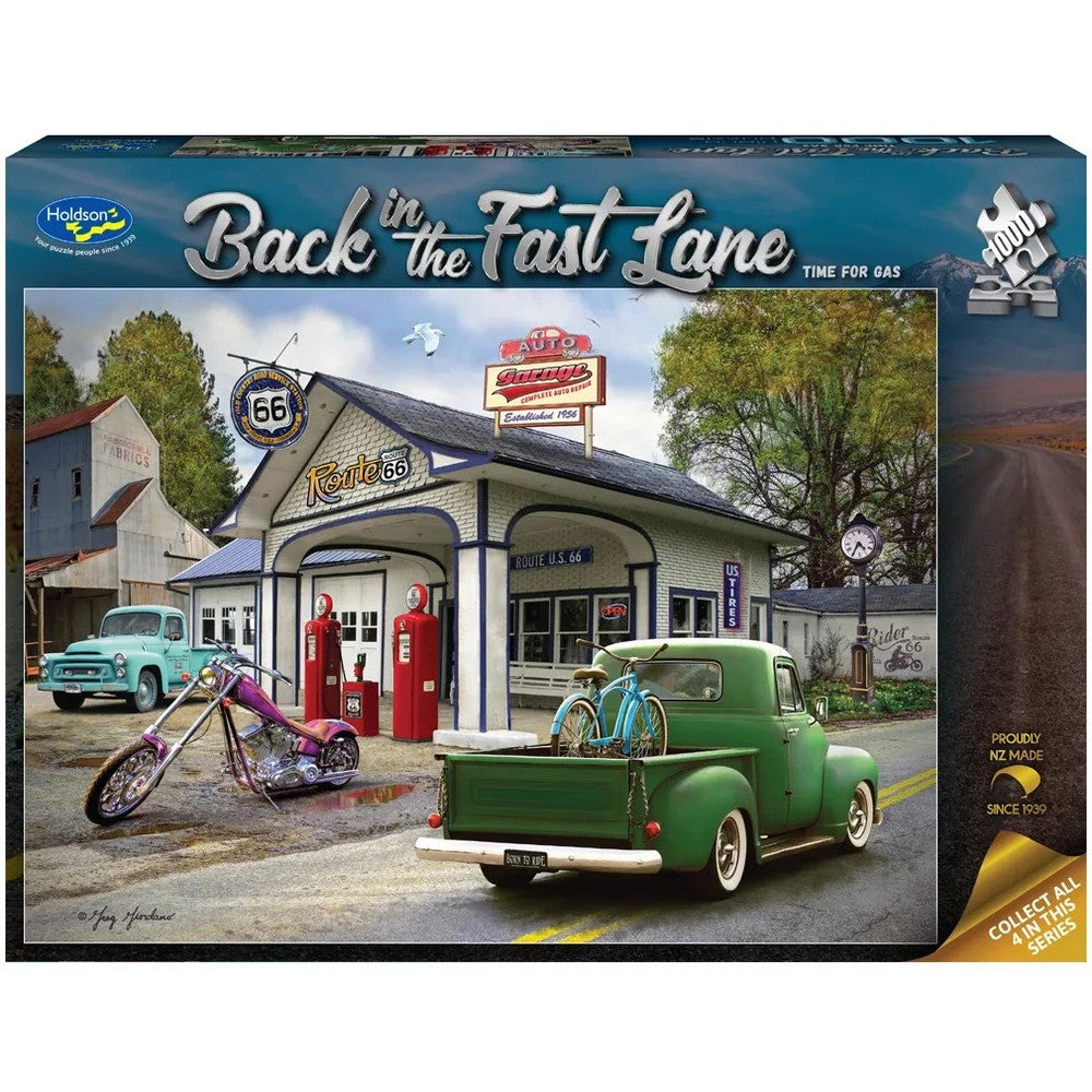Back in Fast Lane Time 4 Gas Holdson Jigsaw Puzzle