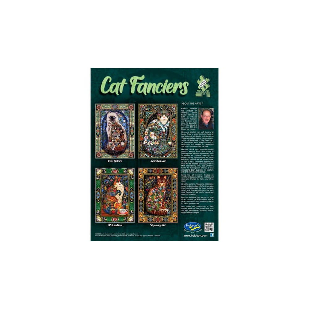 Puzzle - Holdson - Cat Fanciers Cats Galore 1000P