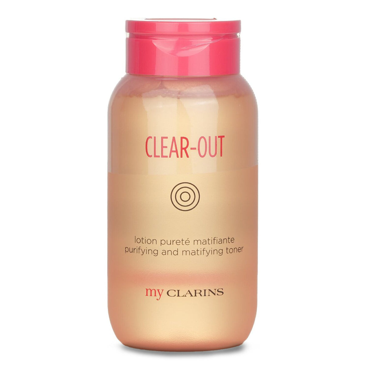 Image of Clarins My Clarins Clear-Out Toner, a 200ml purifying lotion with 96% natural ingredients for balanced, shine-free skin.