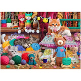Puzzle - Holdson - Cat Napping Crochet Kittens