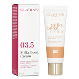 Clarins Milky Boost Cream #03.5 in a 45ml tube, a BB cream nourishing skin for a flawless, radiant complexion.