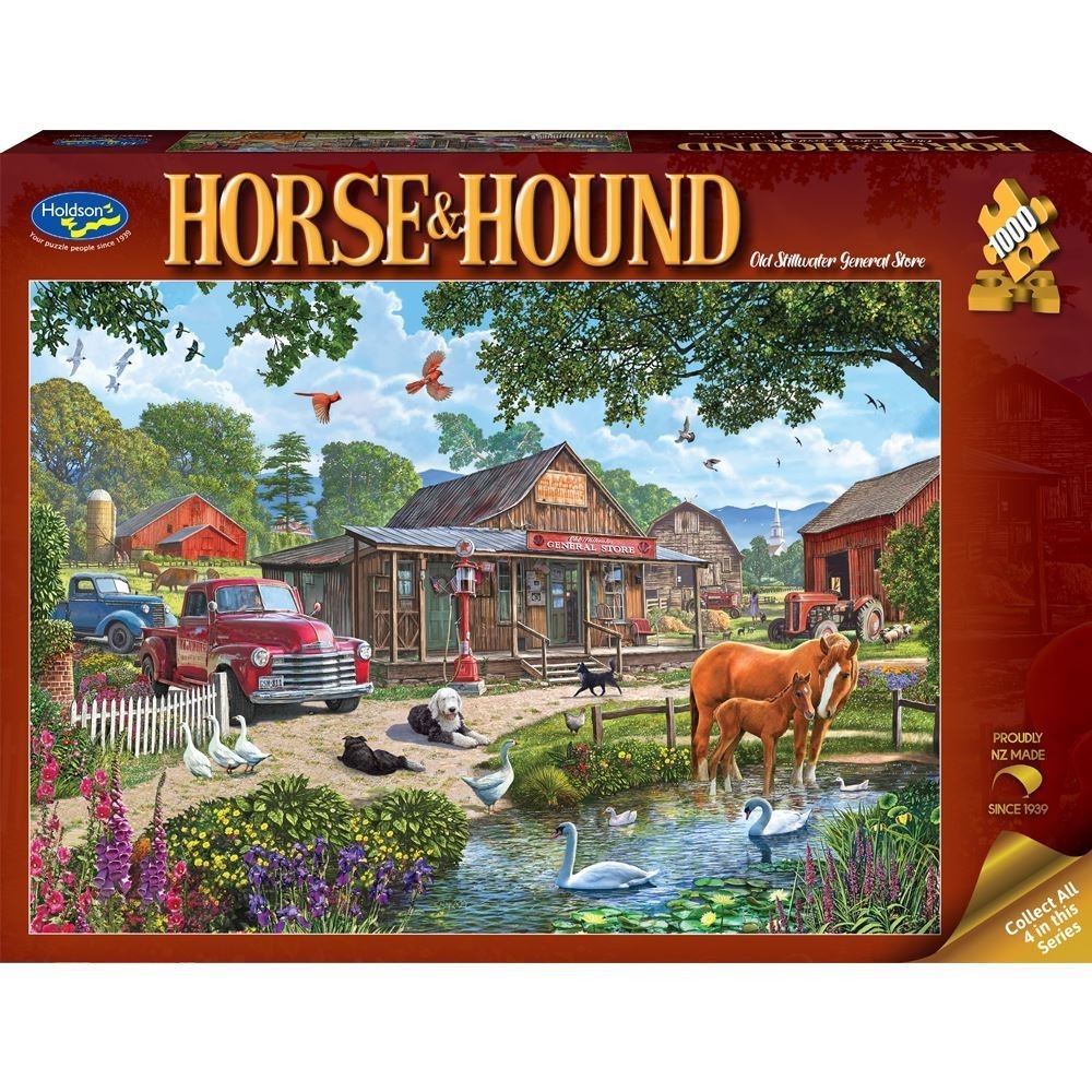 Horse & Hound Stillwater 1000P Holdson Jigsaw Puzzle