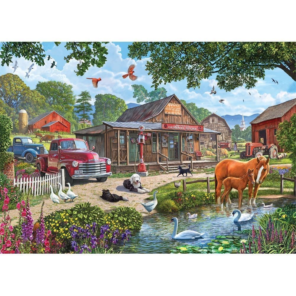 Horse & Hound Stillwater 1000P Holdson Jigsaw Puzzle