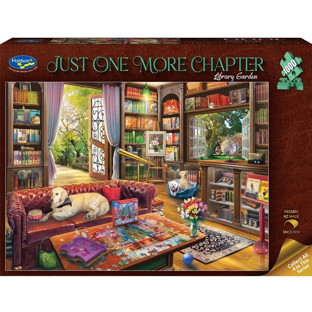 Just 1 More Chapter Library Ga Holdson 1000pc Jigsaw Puzzle