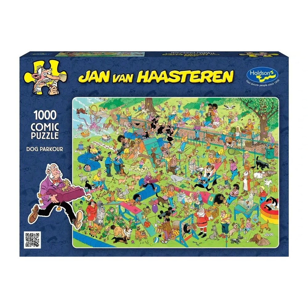 Jvh Dog Parkour Holdson 1000pc Jigsaw Puzzle