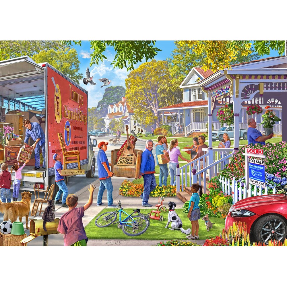 Rhythm of Life Moving Day 1000 Holdson Puzzle