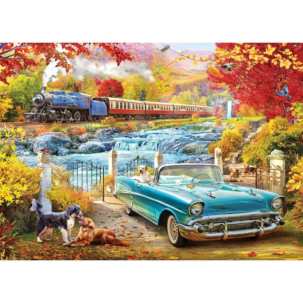 Road Less Traveld;Steam Train Holdson Jigsaw Puzzle