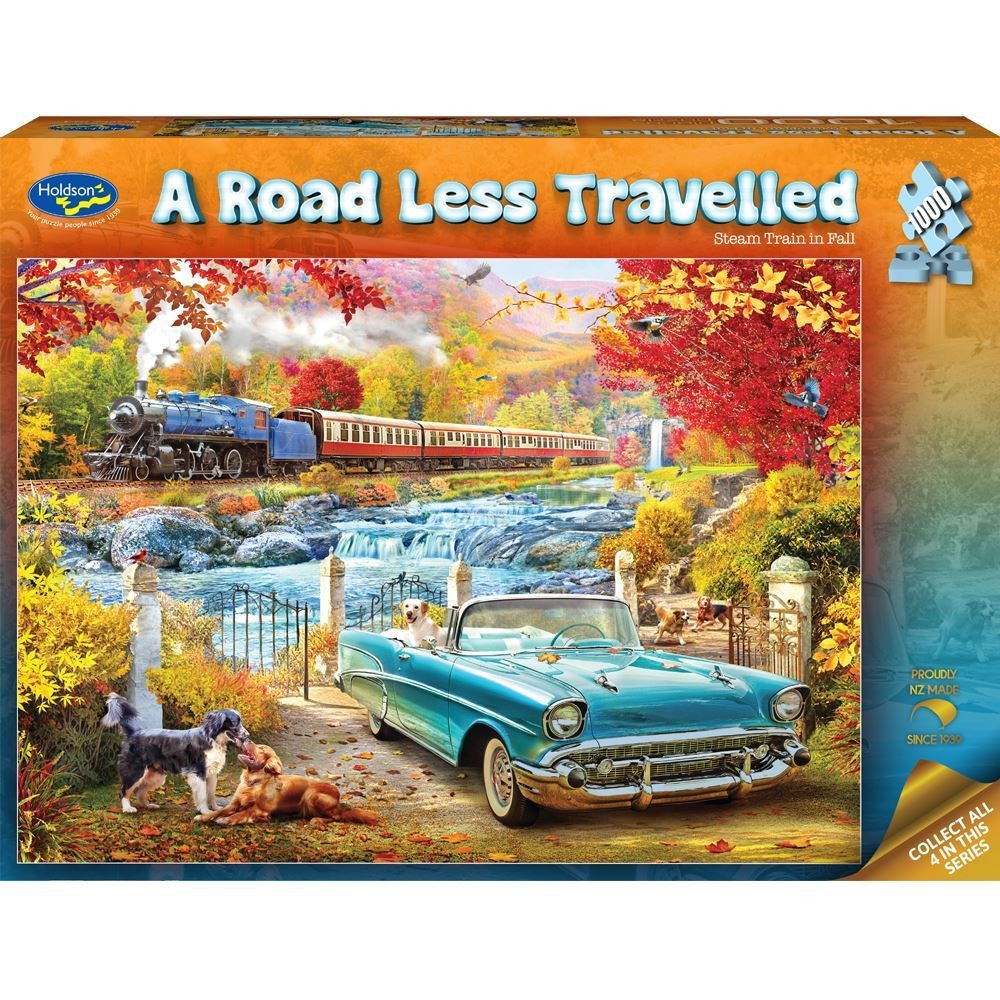 Road Less Traveld;Steam Train Holdson Jigsaw Puzzle