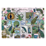 Puzzle - Holdson - Stamp & Collage Peacocks 1000