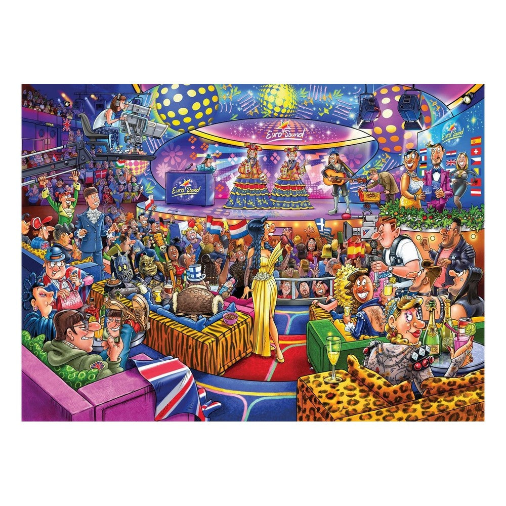 Puzzle - Holdson - Wasgij? - Mystery - #25 - Eurosound! 1000pc