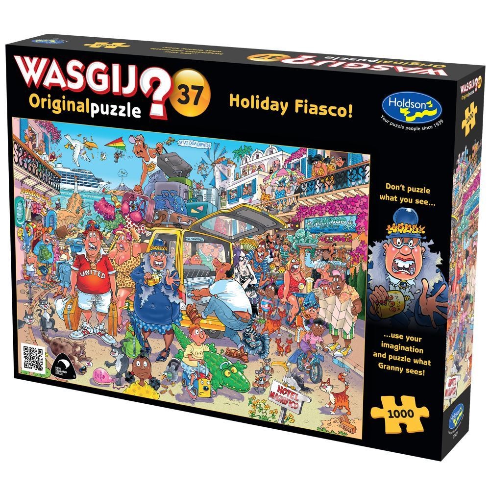 Puzzle - Holdson - Wasgij? - Original - #37 - Holiday Fiasco 1000pc