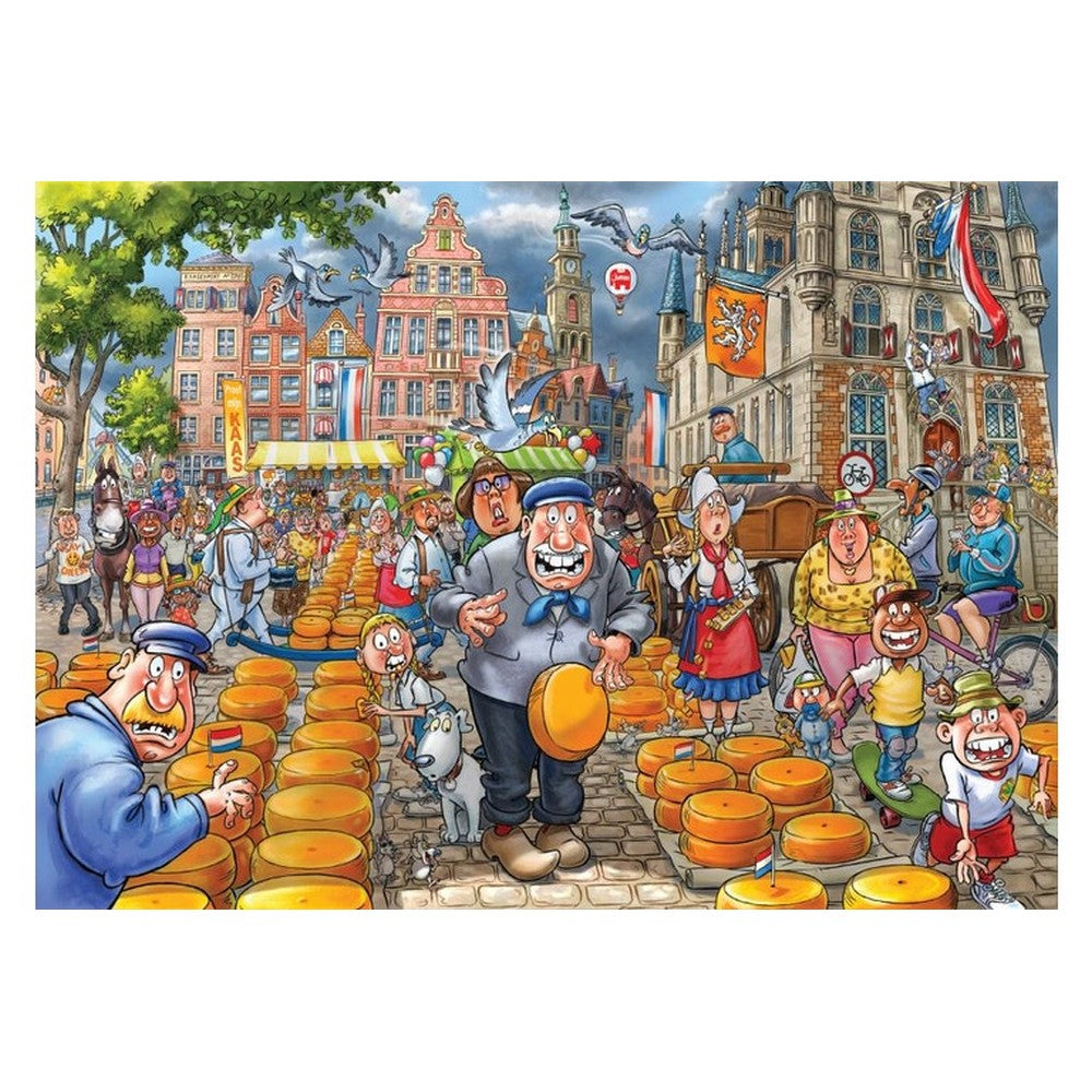Puzzle - Holdson - Wasgij? - Original - #38 - Market Meltdown 1000pc