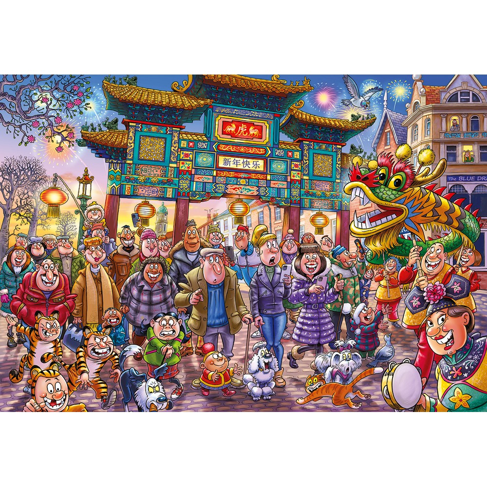 Puzzle - Holdson - Wasgij? - Original - #39 - Chinese New Year 1000pc
