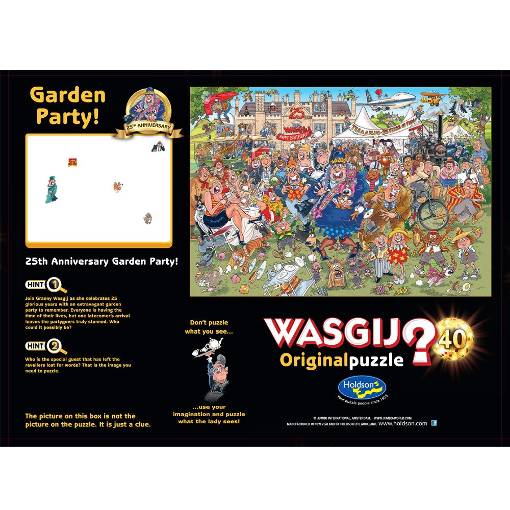Puzzle - Holdson - Wasgij? - Original - #40 - Garden Party 1000pc