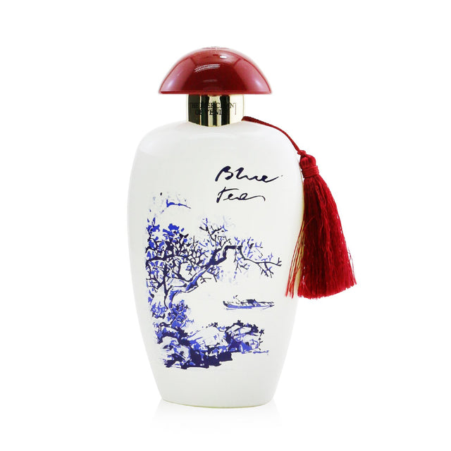 Elegant Blue Tea Eau De Parfum in a 100ml bottle, featuring a unique blend of floral and spicy notes for day wear.