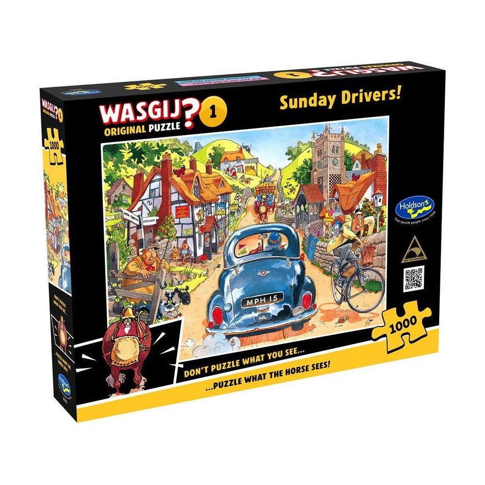 Puzzle - Holdson - Wasgij? - Retro Original  - #01 - Sunda Drivers 1000pc