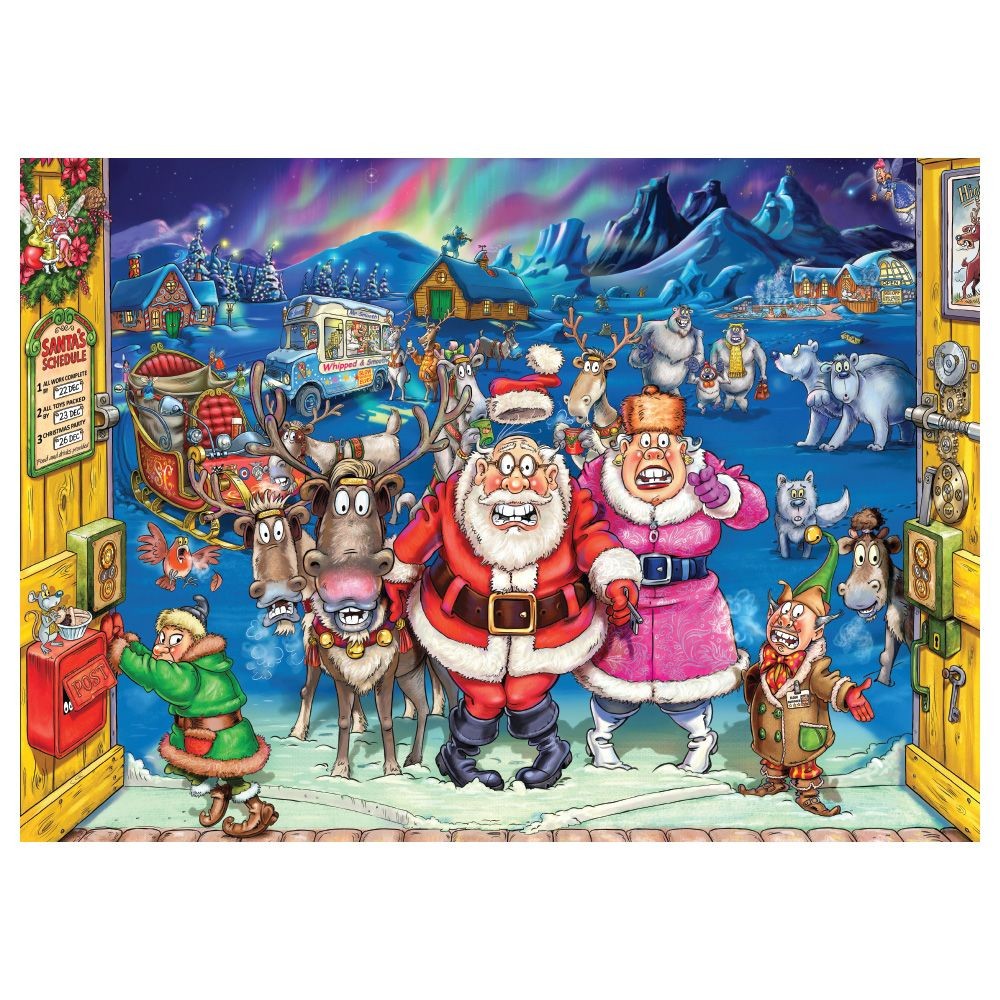 Wasgij? Christmas #17 Elf Inspection Holdson 1000pc Jigsaw Puzzle