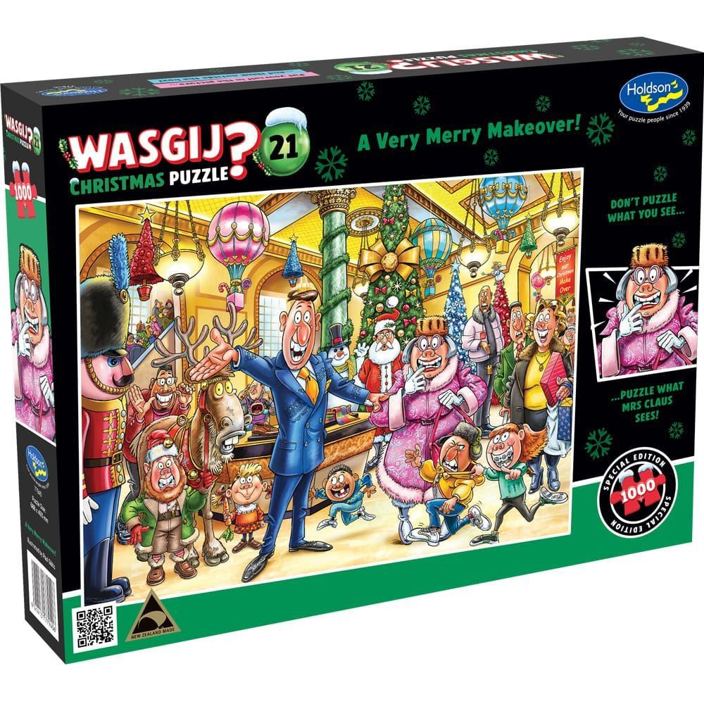 Puzzle - Holdson - Wasgij? - Christmas - #21 - Merry Makeover 1000pc
