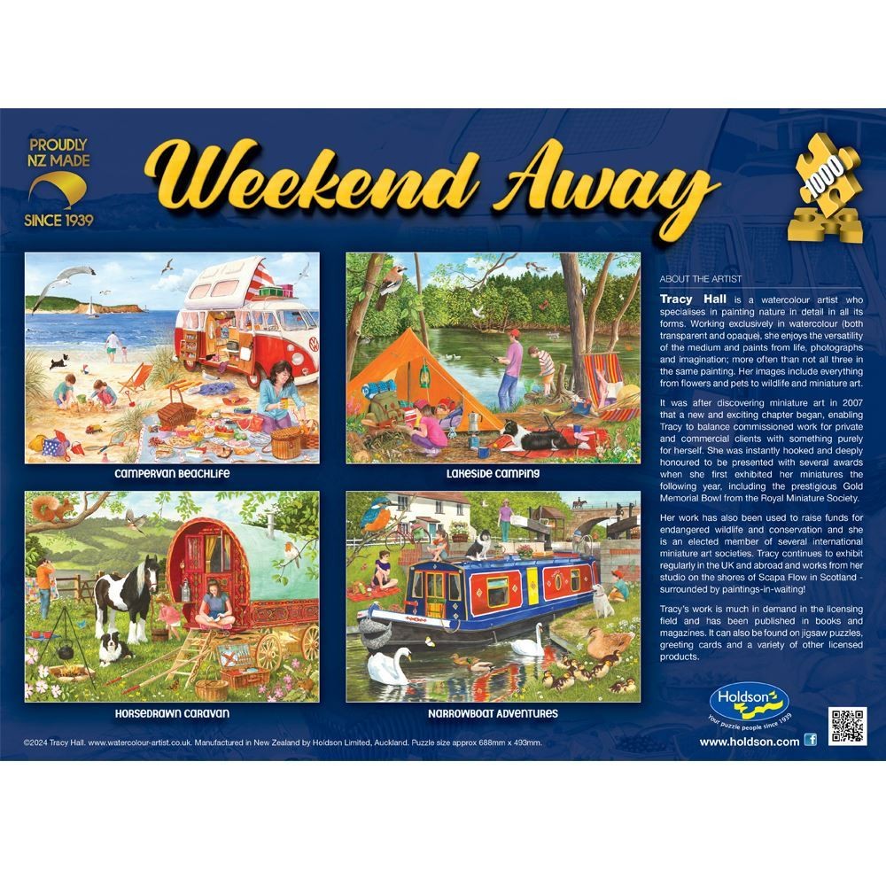 Weekend Away Lakeside Holdson 1000pc Jigsaw Puzzle