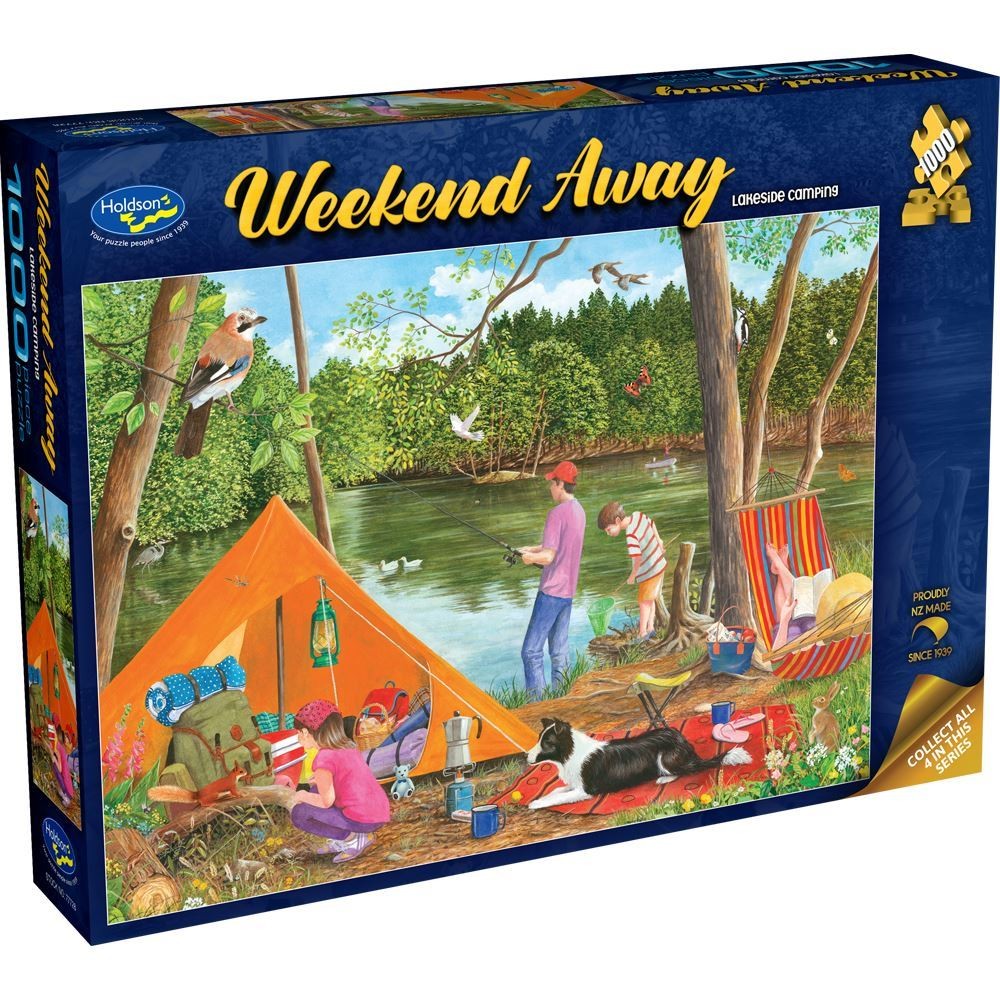 Weekend Away Lakeside Holdson 1000pc Jigsaw Puzzle