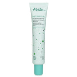 Melvita Nectar Pur Mattifying Fluid in a 40ml bottle, designed for oily skin to control shine and hydrate for a smooth finish.