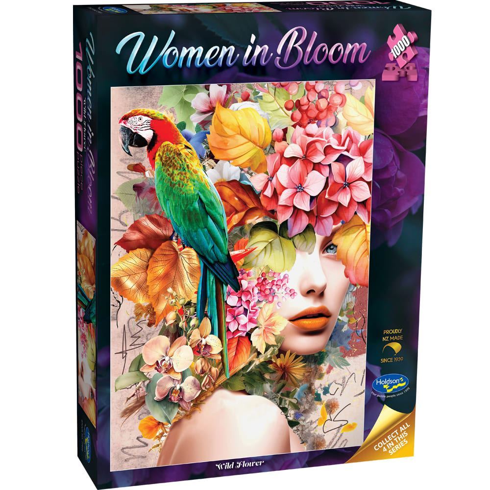 Woman in Bloom Wildflower 1000 Holdson Puzzle