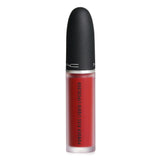 MAC Powder Kiss Liquid Lipcolour in #Rhythm 'N' Roses, a hydrating 5ml matte lip color with a unique whipped texture and precise applicator.