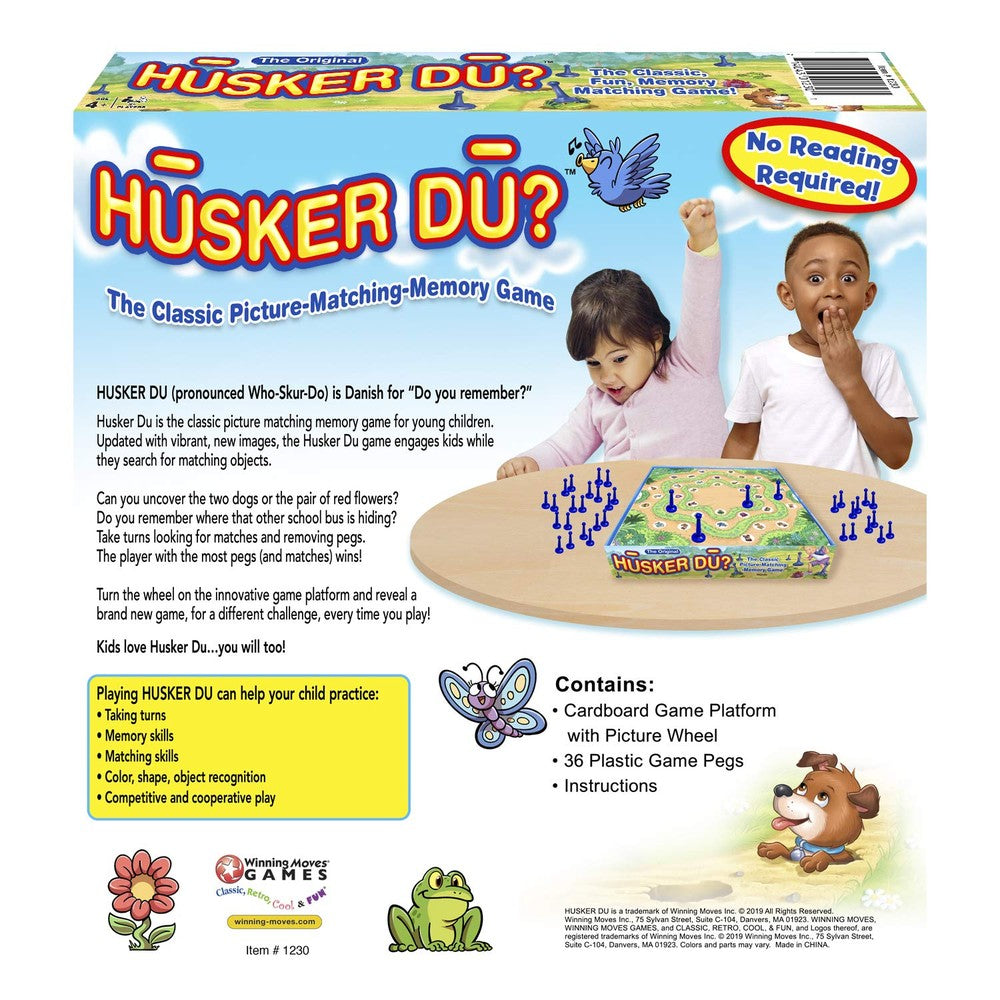 Husker Du Classic Memory Game