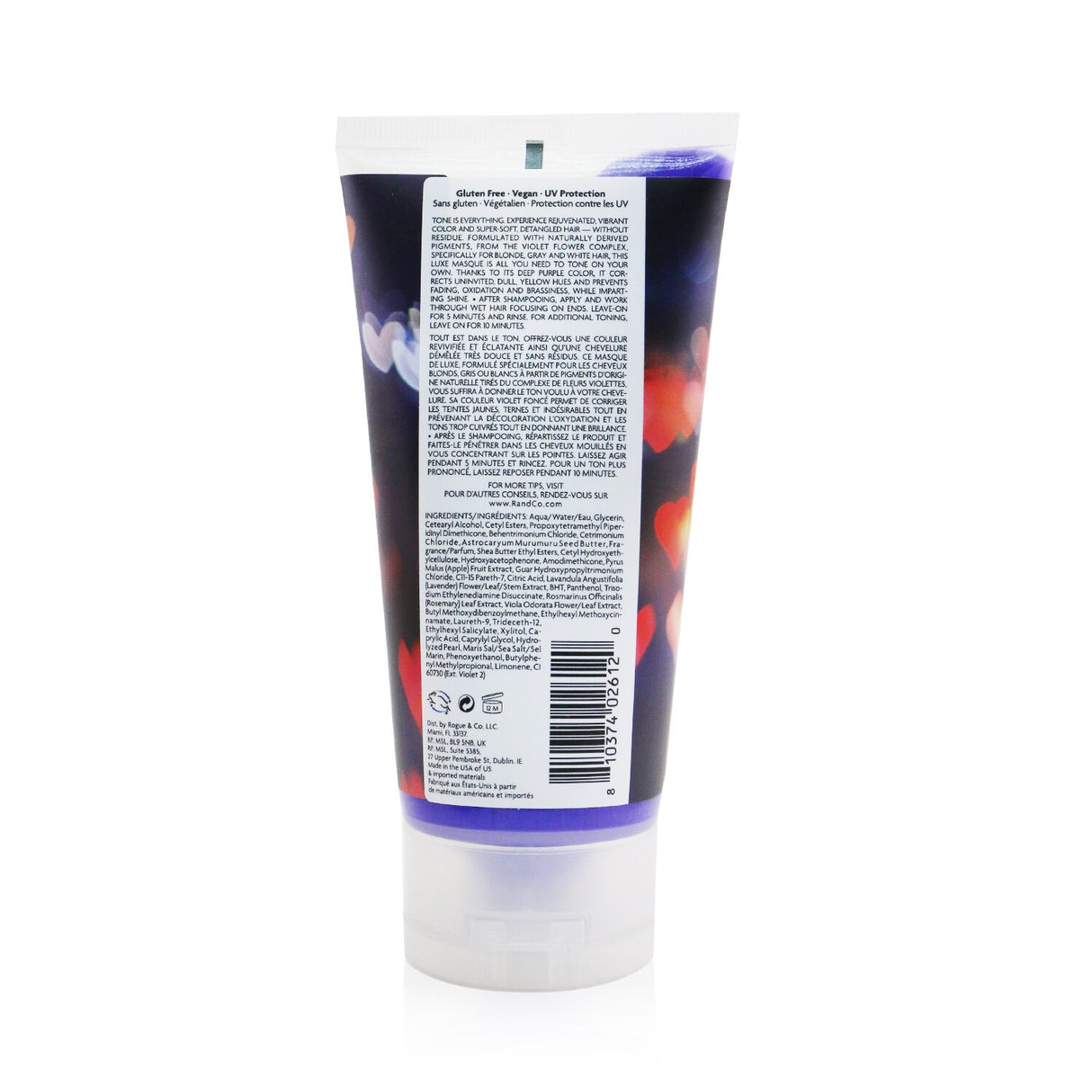 R+Co Sunset Blvd Blonde Toning Masque in a 147ml jar, designed to nourish and tone blonde and silver hair while preventing fading.