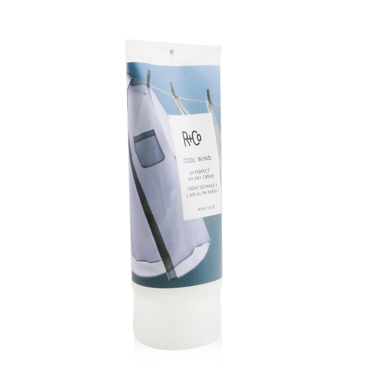 R+Co Cool Wind PH Perfect Air-Dry Creme in 147ml, styling cream for frizz-free, manageable hair without heat tools.