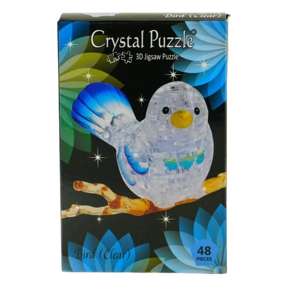 3D Bird; Clear; Crystal Puzzle