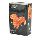 3D Dachshund Crystal Puzzle