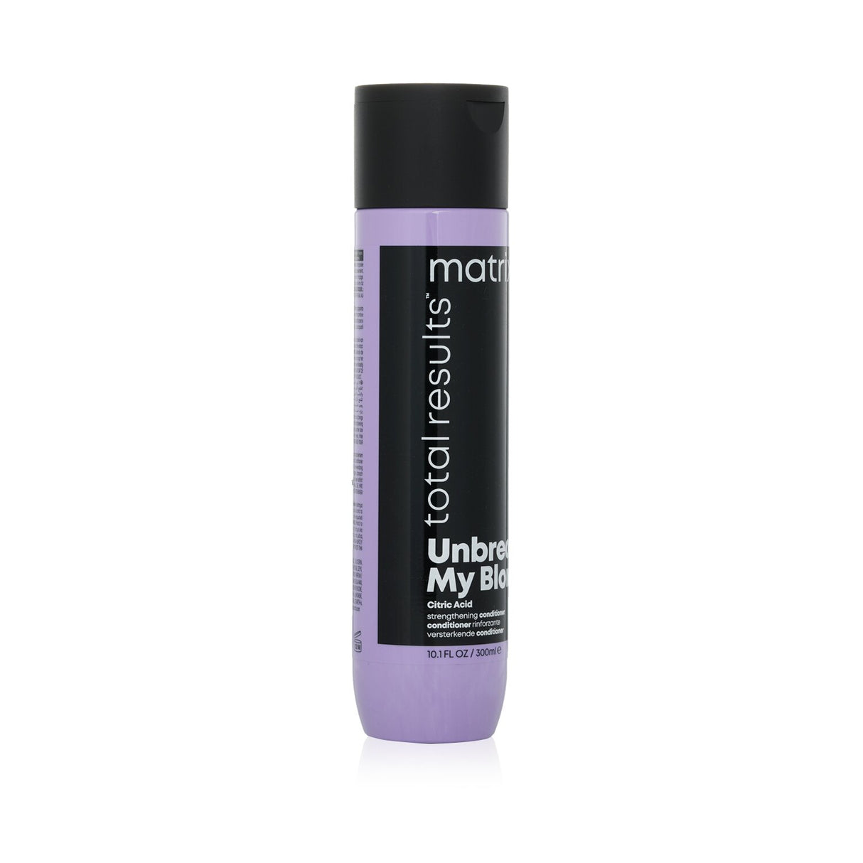 Matrix Total Results Unbreak My Blonde Conditioner, 300ml, strengthens and revives bleached hair for enhanced shine and moisture.